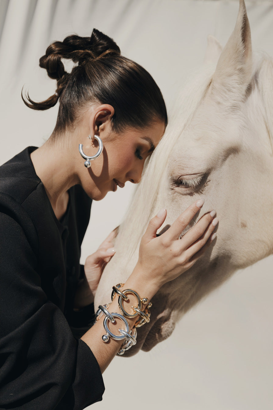 LIORA EARRINGS - SILVER