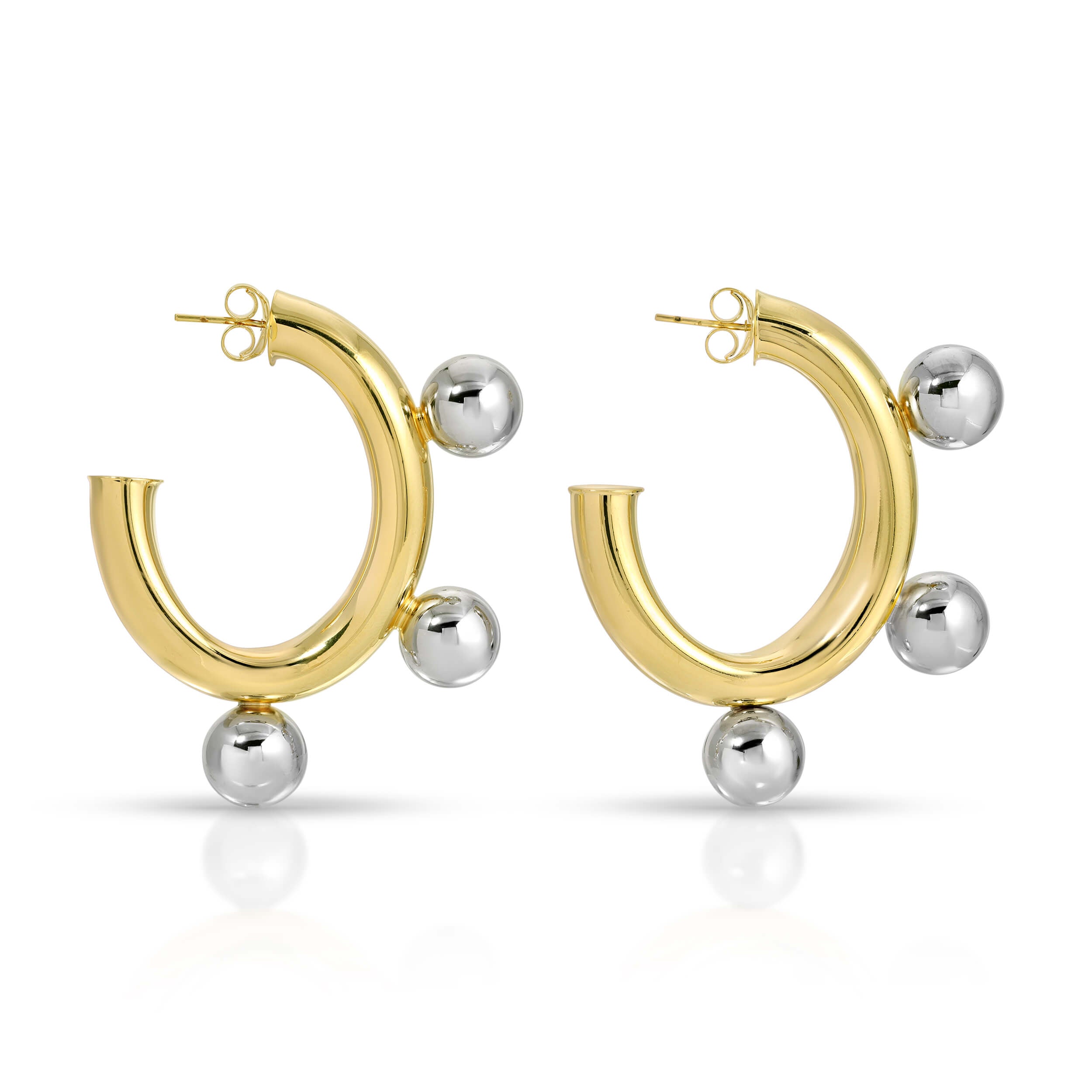 LIORA 3.0S EARRINGS - MIXED METALS