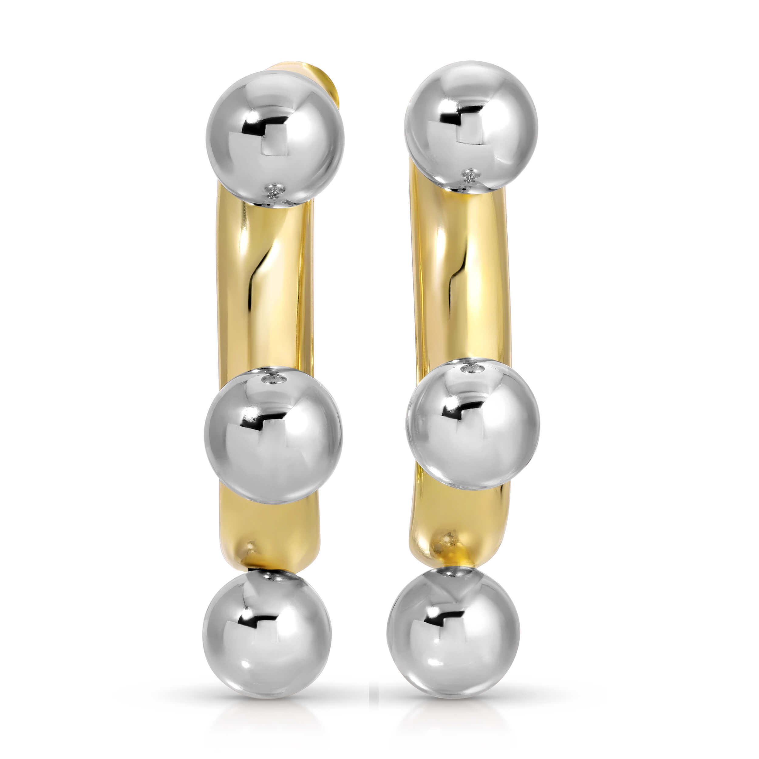 LIORA 3.0S EARRINGS - MIXED METALS