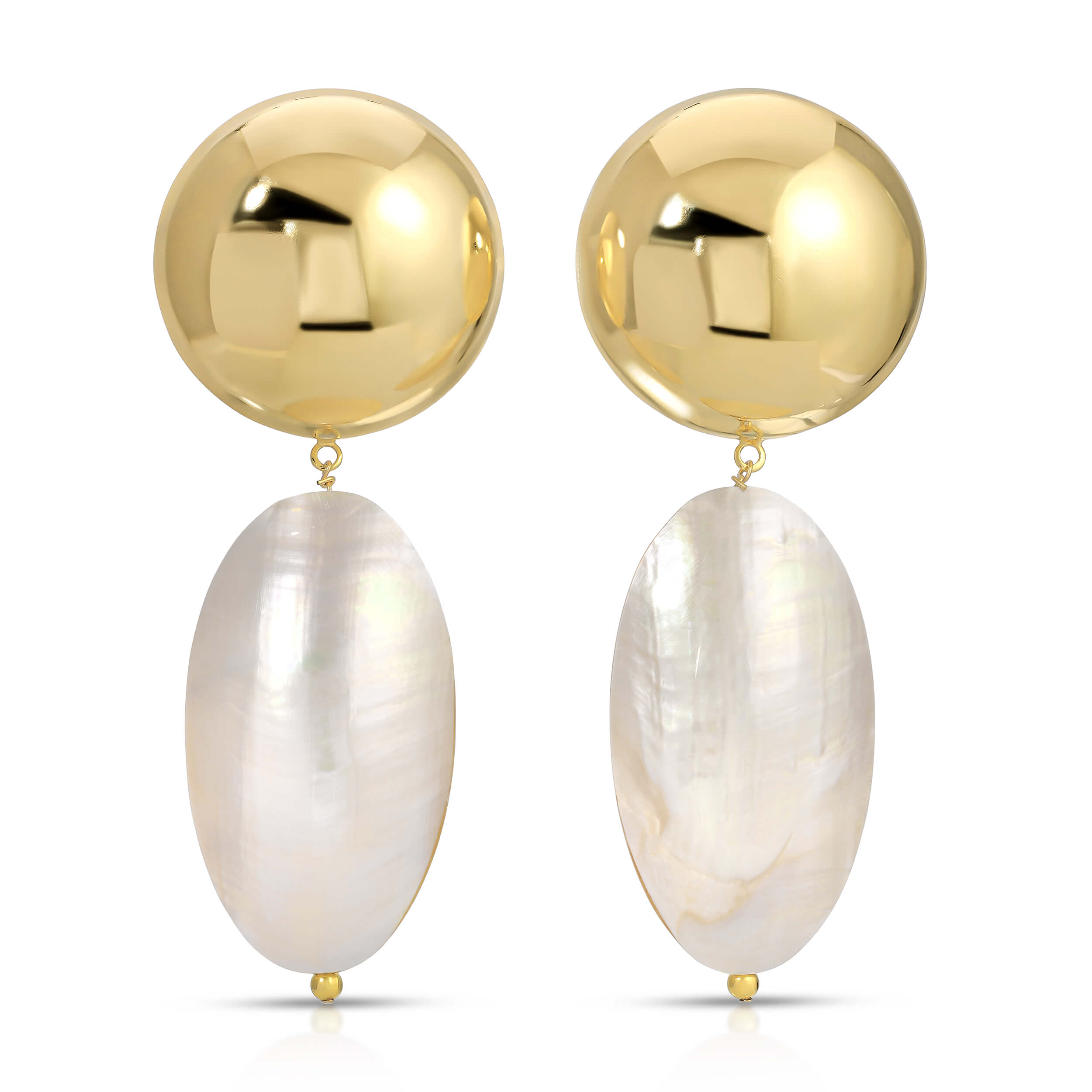PERLE-SHELL EARRING