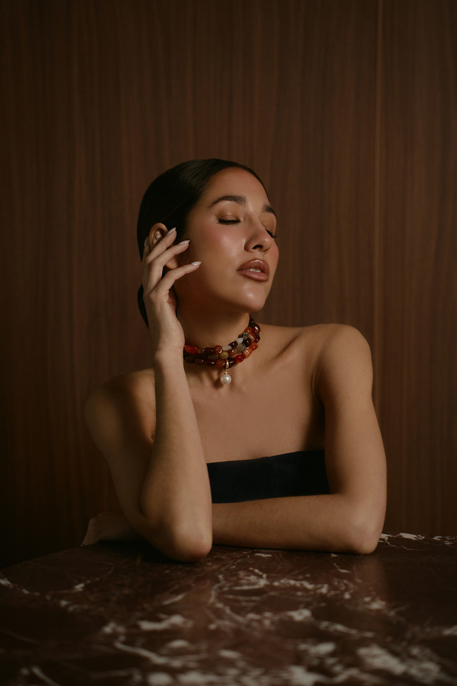 TPO CARNELIAN CHOKER